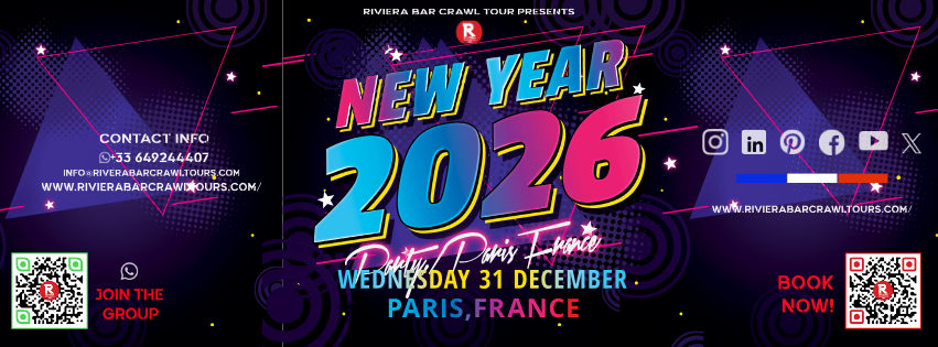 new year eve bar crawl party paris